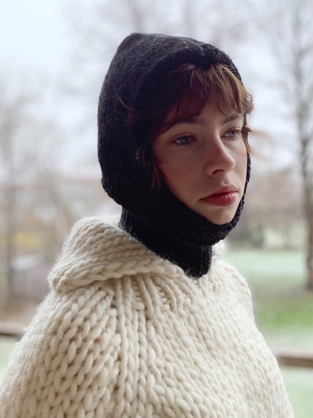 Good Night Day Nayes Polo Handknit Yarn Sweater - Picture 7 of 11